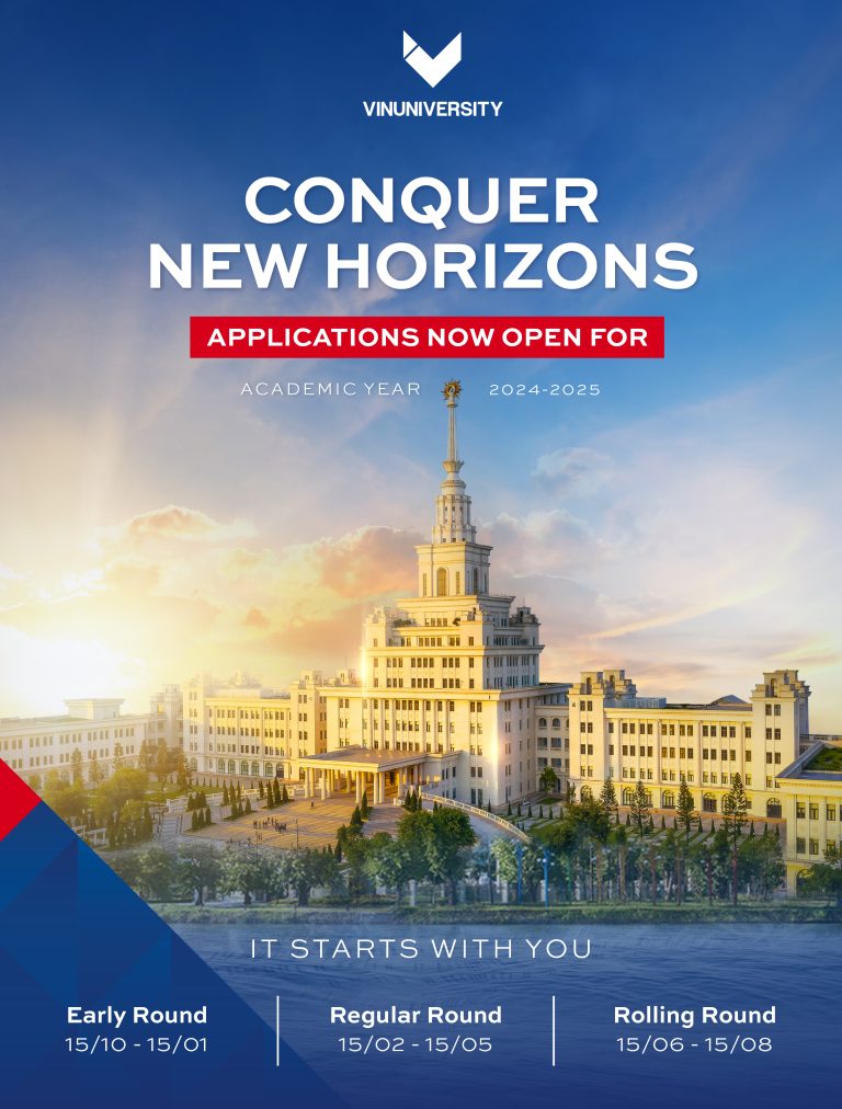 Apply to VinUni to conquer new horizons!