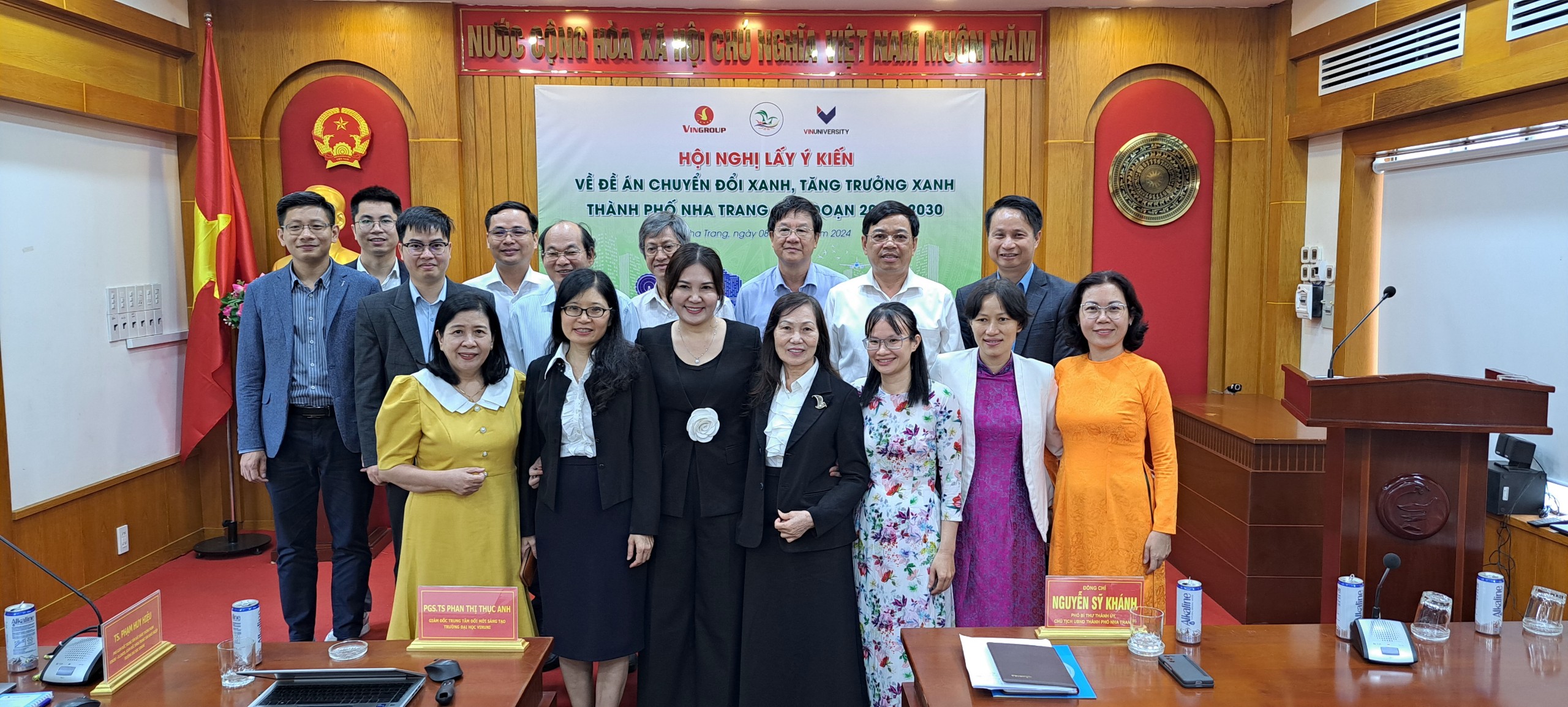 The business trip and field survey in Nha Trang City of the Green Transformation and Green Growth Master Plan’s executing experts from VinUni